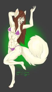 Rating: Questionable Score: 0 Tags: 5_fingers 5_toes abs anthro black_nose bra breasts brown_eyebrows brown_hair canid canine canis claws clothed clothing domestic_dog e621 eyebrows feet female fingers fur fuzzynen grey_eyes hair hi_res mammal muscular muscular_anthro muscular_female navel open_mouth panties pink_tongue red_claws sharp_teeth small_breasts solo standing summeri teeth toes tongue underwear white_body white_fur User: bunchy7s