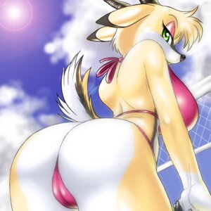 Rating: Questionable Score: 0 Tags: 1:1 2007 antelope anthro bikini bikini_thong black_nose bovid butt camel_toe chochi clothed clothing cloud digital_media_(artwork) e621 female fur gazelle green_eyes horn mammal net outside pink_bikini pink_clothing pink_swimwear skimpy sky skyscape solo sport swimwear two-piece_swimsuit volleyball volleyball_net white_body white_fur yellow_body yellow_fur User: bunchy7s