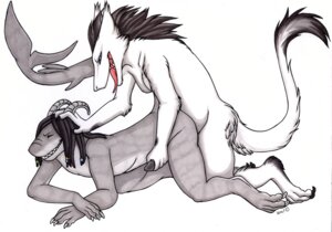 Rating: Explicit Score: 0 Tags: akula_(godzuki) all_fours anal anthro anthro_on_anthro aquatic doggystyle dreadlocks duo e621 erection eyes_closed fish from_behind_position genitals hair hair_grab handjob horn interspecies male male/male male_penetrated male_penetrating male_penetrating_male mammal noktivus nude penetration penile penis raised_tail reach_around sergal sex shark side_view simple_background smile tail tongue touching_hair tyeh'na white_background User: bunchy7s