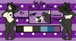 Rating: Explicit Score: 0 Tags: 2013 anthro areola bear big_breasts black_body black_fur black_hair black_lips black_nipples black_nose blue_eyes braided_hair breasts butt chinese color_swatch curvy_figure e621 english_text female fur genitals giant_panda hair hi_res hollandworks lilyface lips long_hair looking_at_viewer mammal model_sheet moon navel nipples nude smile solo star text thick_thighs voluptuous vulva white_body white_fur wide_hips yue_hao User: bunchy7s