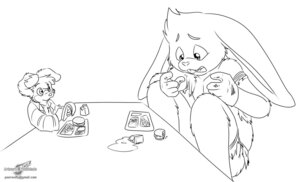 Rating: Safe Score: 0 Tags: anthro burger canid canine canis clothing coat domestic_dog duo e621 food furniture growth lab_coat lagomorph leporid lunch male mammal milk monochrome notebook panicking rabbit roni_collins science shocked sitting table text topwear url wolfblade writing_text User: bunchy7s