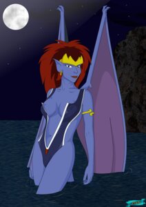 Rating: Explicit Score: 0 Tags: 1girls blue-skinned_female blue_skin demona disney fab fab3716 female female_only gargoyles humanoid mature mature_female moon night outside rule34 solo swimsuit tagme unzipped unzipped_swimsuit water wings User: bunchy7s