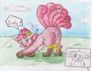 Rating: Explicit Score: 0 Tags: ambiguous_feral ambiguous_gender anus blush butt canid canine e621 female female_feral feral generation_1_pokemon genitals mammal multi_tail nintendo playful pokemon pokemon_(species) presenting shocked solo tail vulpix vulva xdarkfreakx xranzem User: bunchy7s