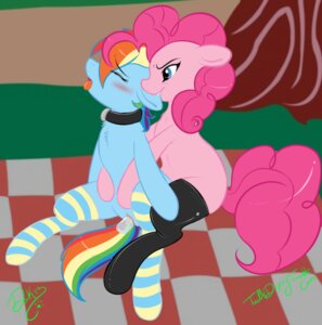 Rating: Explicit Score: 0 Tags: 2013 bite blue_body blue_eyes blue_fur collar dildo duo e621 ear_bite ear_nibble earth_pony equid equine eyes_closed female female/female feral friendship_is_magic fur genitals hair hasbro horse lildooks mammal multicolored_hair my_little_pony outside penetration pink_body pink_fur pink_hair pinkie_pie_(mlp) pony rainbow_dash_(mlp) rainbow_hair sex_toy vulva User: bunchy7s