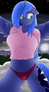 Rating: Safe Score: 0 Tags: 2014 absurd_res anthro anthrofied bite biting_lip biting_own_lip blue_body blue_feathers blue_fur blue_hair breasts clothed clothing crossover cutie_mark dream_breaker e621 equid equine feathered_wings feathers female friendship_is_magic fur hair half-life hasbro hi_res horn lips long_hair mammal moon my_little_pony mythological_creature mythological_equine mythology navel night outside panties princess_luna_(mlp) purple_body purple_fur self_bite solo star teal_eyes underwear valve valve_corporation winged_unicorn wings User: bunchy7s