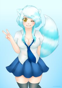 Rating: Safe Score: 0 Tags: 2013 accessory animal_humanoid animal_tail blue_body blue_fur blue_hair bottomwear breasts cleavage clothed clothing e621 female fur hair hi_res humanoid legwear long_hair looking_at_viewer mammal necktie one_eye_closed pastelletta shirt skirt smile solo standing stockings topwear white_body white_fur white_hair wink yellow_eyes User: bunchy7s Rating: Safe Score: 0 Tags: 2013 accessory animal_humanoid animal_tail blue_body blue_fur blue_hair bottomwear breasts cleavage clothed clothing e621 female fur hair hi_res humanoid legwear long_hair looking_at_viewer mammal necktie one_eye_closed pastelletta shirt skirt smile solo standing stockings topwear white_body white_fur white_hair wink yellow_eyes User: bunchy7s