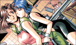Rating: Explicit Score: 0 Tags: 2girls 4bpp 90s apron blue_hair female fermion game_cg multiple_females multiple_girls pc98 rule34 silky's spandex yuri User: bunchy7s