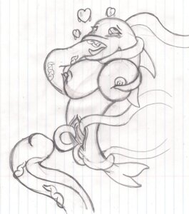 Rating: Explicit Score: 0 Tags: 2013 aquatic big_breasts blush breasts busty_feral cetacean consentacles dolphin dragon-heart e621 female feral gaping genitals heart_symbol hi_res josephine_(dragon-heart) mammal nipples non-mammal_nipples oceanic_dolphin solo spread_vulva spreading tentacles toothed_whale traditional_media_(artwork) vulva User: bunchy7s