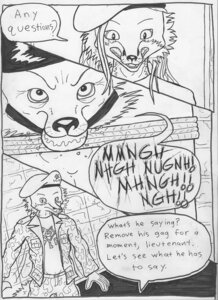 Rating: Explicit Score: 0 Tags: ambiguous_gender anthro badge ball_gag black_and_white bound camo canid canine canis clothed clothing comic dialogue duo e621 english_text fox fur gag gagged hat headgear headwear hi_res male mammal monochrome muffled outfoxing_the_5-0 pen_(artwork) speech_bubble text traditional_media_(artwork) triadfox wolf User: bunchy7s Rating: Explicit Score: 0 Tags: ambiguous_gender anthro badge ball_gag black_and_white bound camo canid canine canis clothed clothing comic dialogue duo e621 english_text fox fur gag gagged hat headgear headwear hi_res male mammal monochrome muffled outfoxing_the_5-0 pen_(artwork) speech_bubble text traditional_media_(artwork) triadfox wolf User: bunchy7s