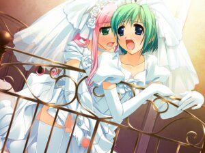 Rating: Explicit Score: 0 Tags: 2boys anal anal_sex androgynous bed blue_eyes bride censored clothed_sex femboy game_cg girly green_eyes green_hair handjob josou_seme male male_bride male_only mosaic_censoring narumi_suzune ootomo_maki ooyama_rui oto_puri penis penis_under_dress pink_hair reach_around rule34 sex trap trap_on_trap wedding_dress wedding_veil yaoi User: bunchy7s