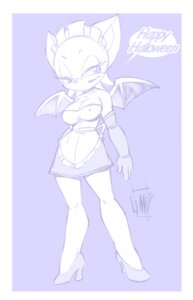 Rating: Questionable Score: 0 Tags: anthro bat big_breasts biped breasts clothing e621 fabio_paulino female footwear high_heels maid_uniform mammal membrane_(anatomy) membranous_wings nipple_outline nipples rouge_the_bat sega shoes sketch solo sonic_the_hedgehog_(series) uniform wide_hips wings User: bunchy7s