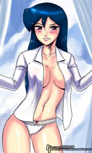 Rating: Questionable Score: 0 Tags: 1girls 2008 blue_hair blush breasts britney_(totally_spies) covering female female_only human human_only john_joseco long_hair navel no_bra panties rule34 shiny_skin shirt solo tagme thighs totally_spies white_panties white_shirt User: bunchy7s