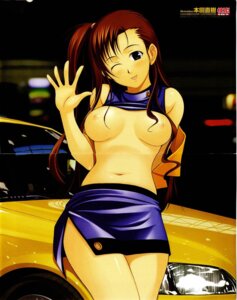 Rating: Explicit Score: 0 Tags: blush breasts brown_hair car female highres honda_naoki long_hair pointy_chin rule34 skirt tongue wink User: bunchy7s