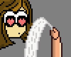 Rating: Explicit Score: 0 Tags: animated cum ejaculation female grey_background heart-shaped_pupils lulinternet male penis pixel_animation pixel_art rule34 User: bunchy7s