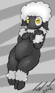 Rating: Explicit Score: 0 Tags: areola black_areola black_body black_nipples black_vulva bovid breasts caprine domestic_sheep e621 female fionthebunny fluffy genitals glistening glistening_body glistening_thighs hand_on_breast hi_res hooves looking_at_viewer mammal navel nipples nude pattern_background sheep simple_background slightly_chubby solo vulva yellow_eyes User: bunchy7s