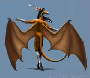 Rating: Safe Score: 0 Tags: ambiguous_gender antelope anthro bjpentecost bovid dragon e621 horn hybrid large_wings mammal membrane_(anatomy) membranous_wings mythological_creature mythological_scalie mythology nude pose rear_view scalie solo tail tattoo wings User: bunchy7s