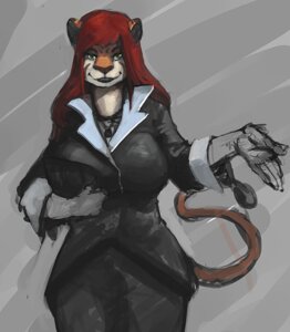 Rating: Safe Score: 0 Tags: anthro breasts clothing e621 felid female green_eyes hair long_hair mammal pantherine raina_malikah ratwell red_hair sketch solo stripes tail tiger User: bunchy7s Rating: Safe Score: 0 Tags: anthro breasts clothing e621 felid female green_eyes hair long_hair mammal pantherine raina_malikah ratwell red_hair sketch solo stripes tail tiger User: bunchy7s