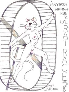 Rating: Explicit Score: 0 Tags: 1997 3_toes 5_fingers anthro biped breasts brown_eyes e621 english_text eyebrows feet female fingers fur genitals hamster_wheel humanoid_hands jessica_willard looking_at_viewer mammal murid murine navel nipples nude paws pink_nipples pink_nose rat rodent signature simple_background slim smile solo spread_legs spreading tail text toes traditional_media_(artwork) vulva whiskers white_background white_body white_fur User: bunchy7s