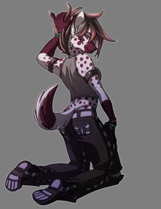 Rating: Safe Score: 0 Tags: alpha_channel alternative_fashion anthro asiri bangs biped black_nose bracelet butt chunksthemighty clothed clothing e621 feet female full-length_portrait hair hand_in_hair hindpaw hyena jewelry kneeling looking_at_viewer mammal paws portrait raised_tail simple_background solo spots spotted_hyena tail thong touching_hair transparent_background underwear User: bunchy7s