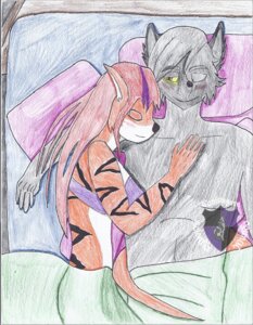 Rating: Questionable Score: 0 Tags: 19_(194075) alpha_channel anthro apode bed blush border bra breasts canid canine canis clothing draconcopode duo e621 eyes_closed felid female foreverknight13 furniture lamia legless male mammal one_eye_closed pantherine rachel_the_naga reptile scalie serpentine sleeping snake split_form tiger transparent_border underwear wolf User: bunchy7s
