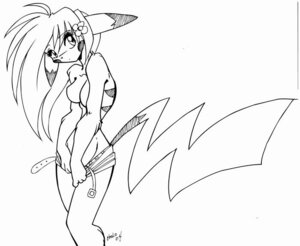 Rating: Questionable Score: 0 Tags: 2004 accessory anthro bangs belt biped black_and_white black_ears black_eyes black_tail bottomwear breasts chalo clothed clothing dipstick_ears e621 ear_markings ears_down featureless_breasts female flower flower_in_hair generation_1_pokemon grey_eyes hair hair_accessory long_hair mammal markings monochrome multicolored_ears multicolored_tail nintendo pants pikachu pivoted_ears plant pokemon pokemon_(species) pokemorph rodent shorts signature simple_background sketch small_breasts small_waist solo tail topless traditional_media_(artwork) two_tone_ears two_tone_tail undressing white_background white_ears white_tail year User: bunchy7s