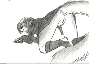 Rating: Explicit Score: 0 Tags: bent_over charr claws clothed clothing cri-c4t e621 epsilon_hex felid female genitals guild_wars hi_res horn mammal solo thief traditional_media_(artwork) vulva User: bunchy7s