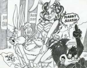 Rating: Explicit Score: 0 Tags: 2011 all_fours anal anal_sex anthro bugs_bunny captain_carrot_and_his_amazing_zoo_crew clothed_sex crossover daffy_duck dc dc_comics doggy_style duck female fur furry futa_on_male futanari herm herm_on_male intersex male mammal rabbit rlg rule34 soft_feathers straight surprised tagme warner_brothers wonder_wabbit wonder_woman wonder_woman_(series) User: bunchy7s