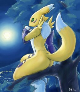 Rating: Safe Score: 0 Tags: anthro arm_support armwear bandai_namco biped black_sclera branch breasts bridal_gauntlets butt canid canine chest_tuft clothing countershading detailed_background digimon digimon_(species) dipstick_tail double_tomoe e621 elbow_gloves female full_moon fur gloves green_eyes handwear high_place in_tree kitora looking_at_viewer looking_back mammal markings moon mostly_nude night on_branch outside plant pose rear_view renamon scenic_view side_boob sitting sitting_on_branch sky solo tail tail_markings tomoe_(symbol) tree tuft water white_body white_countershading white_fur wood yellow_body yellow_fur User: bunchy7s