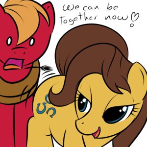 Rating: Questionable Score: 0 Tags: 1:1 ass_up big_macintosh_(mlp) blue_eyes brown_hair butt caramel_(mlp) crossgender cutie_mark digital_media_(artwork) draft_horse duo e621 earth_pony equid equine female feral friendship_is_magic hair hasbro heart_symbol horse kloudmutt looking_back male male/female mammal my_little_pony orange_hair pony presenting presenting_hindquarters shaking_butt shocked simple_background smile white_background User: bunchy7s