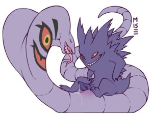 Rating: Explicit Score: 0 Tags: arbok blush bodily_fluids claws duo e621 erection fangs female feral forked_tongue fur generation_1_pokemon gengar genital_fluids genitals ghost hair long_tongue lying male male/female misericorde nintendo open_mouth penis pokemon pokemon_(species) precum pubes purple_body purple_fur purple_hair purple_penis purple_scales purple_skin purple_vulva red_eyes reptile scales scalie serpentine sex sharp_teeth simple_background sitting smile snake snake_hood spikes spirit spread_legs spreading tapering_penis teeth tongue tongue_out vaginal vein veiny_penis vulva white_background User: bunchy7s