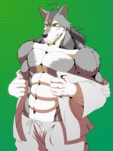 Rating: Safe Score: 0 Tags: 3:4 abs anthro biceps big_muscles biped black_nose bottomwear canid canine canis choco_monaca clothed clothing e621 facial_markings fur green_background grey_body grey_fur hair head_markings looking_at_viewer male mammal markings morenatsu muscular muscular_anthro muscular_male open_clothing open_shirt open_topwear pants pecs scar shirt simple_background solo standing ten_kodori topless topwear undressing white_body white_fur wolf yellow_eyes User: bunchy7s