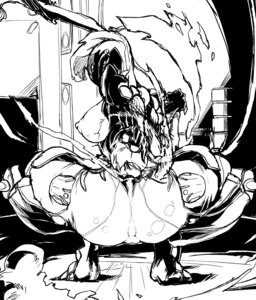 Rating: Questionable Score: 0 Tags: alien ambiguous_form armor breasts butt camel_toe digital_extremes e621 ember_(warframe) female fire kneeling looking_back monochrome nikusho nikusyo nipples tencent tenno warframe warframe_(species) User: bunchy7s