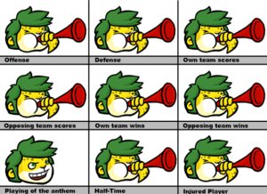 Rating: Safe Score: 0 Tags: 2010 anthro disembodied_head e621 english_text felid leopard low_res male mammal mascot pantherine simple_background solo tawawawa text the_truth vuvuzela white_background zakumi User: bunchy7s