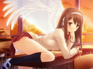 Rating: Explicit Score: 0 Tags: black_hair blush female game_cg kisaragi_myau long_hair masturbation nanami_shion panties pussy pussy_juice rule34 seifuku seifuku_tenshi underwear wings User: bunchy7s