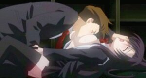 Rating: Explicit Score: 0 Tags: 1boy angry_sex animated areolae arm_grab bangs bent_over black_hair black_legwear blazer blush bouncing_breasts bow bowtie breast_sucking breasts brown_hair closed_eyes clothed_sex dark feet_out_of_frame female fingering indoors katsura_kotonoha large_breasts long_hair lowres lying male molestation necktie no_bra on_back open_clothes open_mouth open_shirt parted_bangs rape rule34 sawanaga_taisuke school_days school_uniform shirt short_hair skirt thighhighs zettai_ryouiki User: bunchy7s