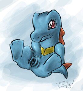 Rating: Explicit Score: 0 Tags: blue_skin color female female_only feral front_view nintendo nude persium pokemon pokemon_gsc pokemon_only pussy rule34 solo tagme totodile vulva User: bunchy7s