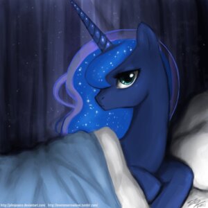 Rating: Safe Score: 0 Tags: 1:1 2011 bed blue_hair cosmic_hair e621 equid equine ethereal_hair female feral friendship_is_magic furniture hair hasbro horn inside john_joseco long_hair looking_at_viewer mammal multicolored_hair my_little_pony mythological_creature mythological_equine mythology on_bed pillow princess_luna_(mlp) solo starry_hair unicorn User: bunchy7s