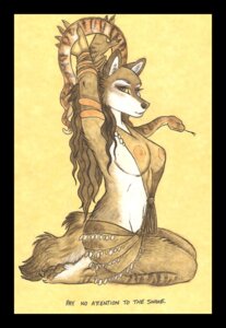 Rating: Questionable Score: 0 Tags: anthro biped black_border border breasts brown_eyes brown_hair canid canine canis clothed clothing duo e621 female feral hair inner_ear_fluff kneeling looking_at_viewer luthien_nightwolf mammal nipples reptile scalie snake solo_focus tail traditional_media_(artwork) translucent translucent_clothing tuft wolf User: bunchy7s