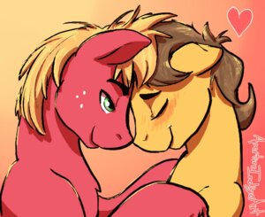 Rating: Safe Score: 0 Tags: big_macintosh_(mlp) blonde_hair blush brown_hair caramel_(mlp) duo e621 earth_pony equid equine eyes_closed feral freckles friendship_is_magic fur green_eyes hair half-closed_eyes hasbro heart_symbol hoodoo horse male male/male mammal my_little_pony narrowed_eyes orange_body orange_fur pony red_body red_fur smile User: bunchy7s