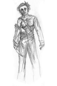 Rating: Explicit Score: 0 Tags: 1girls breasts clothes exposed_breasts female female_only fresds front_view greyscale hair halloween_(series) holding human knife looking_at_viewer michael_myers monochrome nipples nude nudity overhand_grip rule34 rule_63 short_hair sketch solo standing torn_clothes traditional_art white_background zombie User: bunchy7s