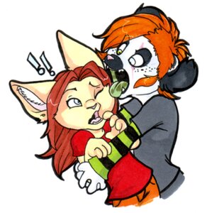 Rating: Safe Score: 0 Tags: anthro bottomwear clothing domestic_cat duo e621 ear_tails exclamation_point eye_contact felid feline felis female glamfur hair heterochromia lemur licking long_hair looking_at_another low_res mammal one_eye_closed open_mouth orange_hair pants primate red_hair shirt short_hair sideburn_mohawk simple_background strepsirrhine tongue tongue_out topwear white_background zeriara zeriara_(character) User: bunchy7s Rating: Safe Score: 0 Tags: anthro bottomwear clothing domestic_cat duo e621 ear_tails exclamation_point eye_contact felid feline felis female glamfur hair heterochromia lemur licking long_hair looking_at_another low_res mammal one_eye_closed open_mouth orange_hair pants primate red_hair shirt short_hair sideburn_mohawk simple_background strepsirrhine tongue tongue_out topwear white_background zeriara zeriara_(character) User: bunchy7s