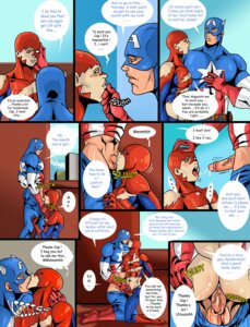 Rating: Explicit Score: 0 Tags: 2boys abs anal anal_sex balls biceps blue_eyes blush brown_eyes captain_america chameleon comic cowboy_position cowgirl_position cum cum_in_mouth cum_inside dialogue dmitri_smerdyakov english erection fellatio gay kissing kneeling male male_only marvel marvel_comics mask muscles navel oral pecs penis peter_parker rule34 sirio smooth_skin spider-man spider-man_(series) steve_rogers testicles torn_clothes uncensored vein yaoi User: bunchy7s