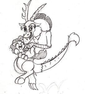 Rating: Safe Score: 0 Tags: antlers beard black_and_white chimera discord_(mlp) draconequus duo e621 earth_pony equid equine eyelashes eyes_closed facial_hair female feral friendship_is_magic happy hasbro horn horse laugh male mammal mickeymonster monochrome my_little_pony pinkie_pie_(mlp) pony simple_background smile tail tail_tuft tickling tickling_belly tuft white_background User: bunchy7s