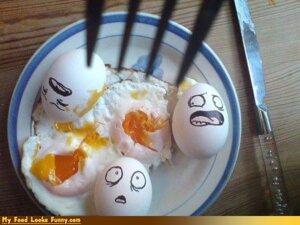 Rating: Safe Score: 0 Tags: 4:3 ambiguous_gender cutlery death e621 egg egg_creature food food_creature fork grandfathered_content group humor kitchen_utensils knife low_res my_food_looks_funny not_furry real tools unknown_artist User: bunchy7s