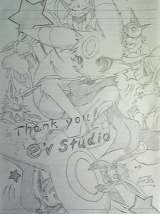 Rating: Safe Score: 0 Tags: 3:4 akabane_jin ambiguous_gender anthro anthrofied e621 eevee eeveelution english_text espeon fin flareon generation_1_pokemon generation_2_pokemon generation_4_pokemon glaceon group jolteon leaf leafeon line_art mammal monochrome nintendo pokeball pokemon pokemon_(species) pokemorph scarf shaded standard_pokeball star text traditional_media_(artwork) umbreon using_pokeball vaporeon User: bunchy7s