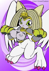 Rating: Questionable Score: 0 Tags: bandai_namco breasts busty_feral circlet claws clothing digimon digimon_(species) digitigrade dread_demon e621 egyptian egyptian_clothing egyptian_headdress feathered_wings feathers felid female feral gloves green_eyes grey_nipples handwear headdress headgear headwear looking_at_viewer mammal mythological_creature mythological_sphinx mythology navel nefertimon nipples seshed_circlet solo uraeus white_body wings User: bunchy7s