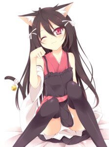 Rating: Safe Score: 0 Tags: ;3 accessory animal_humanoid armwear asian_clothing black_clothing black_hair black_legwear blush cat_humanoid clothing detached_sleeves e621 east_asian_clothing felid felid_humanoid feline feline_humanoid female furgonomics hair hi_res humanoid japanese_clothing legwear long_hair mammal mammal_humanoid nibiiro_shizuka panties panty_shot pink_eyes ribbons sitting solo tail tail_accessory tail_ribbon thigh_highs underwear white_clothing white_panties white_underwear User: bunchy7s