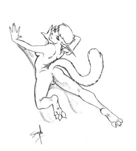 Rating: Explicit Score: 0 Tags: anthro anus biped breasts butt e621 eyelashes feet female fur genitals greyscale hair humanoid_pointy_ears long_hair mammal monochrome nephilia nude pointy_ears raised_tail side_boob signature simple_background smile solo tail tail_anus vulva white_background User: bunchy7s