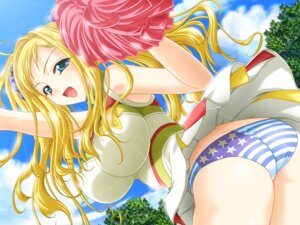 Rating: Questionable Score: 0 Tags: 1girls ass blonde_hair blue_striped_panties breasts cheerleader female game_cg green_eyes huge_breasts impossible_clothes impossible_clothing impossible_shirt joshiryou_joku_~ryouke_bijin_shimai_odorigui~ long_hair lugosi_ela open_mouth panties pom_poms print_panties rule34 sara_anderson shirt skirt solo star star_print striped striped_panties underwear User: bunchy7s