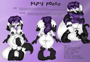 Rating: Explicit Score: 0 Tags: abstract_background animal_genitalia anthro balls bell bell_collar big_breasts big_ears big_penis black_body black_nose black_penis black_skin breasts butt canid canine chest_tuft claws clothing collar e621 english_text eyewear fox fur genitals glans glasses gradient_background grin hair half-erect herm huge_breasts huge_penis humanoid_genitalia humanoid_penis hyper intersex long_hair looking_at_viewer mammal mimi_foxen misticfox model_sheet nipples nude penis ponytail purple_background purple_clothing purple_eyewear purple_glasses purple_hair purple_theme rabid sheath simple_background smile solo tail text tuft vulva white_body white_fur wide_hips User: bunchy7s